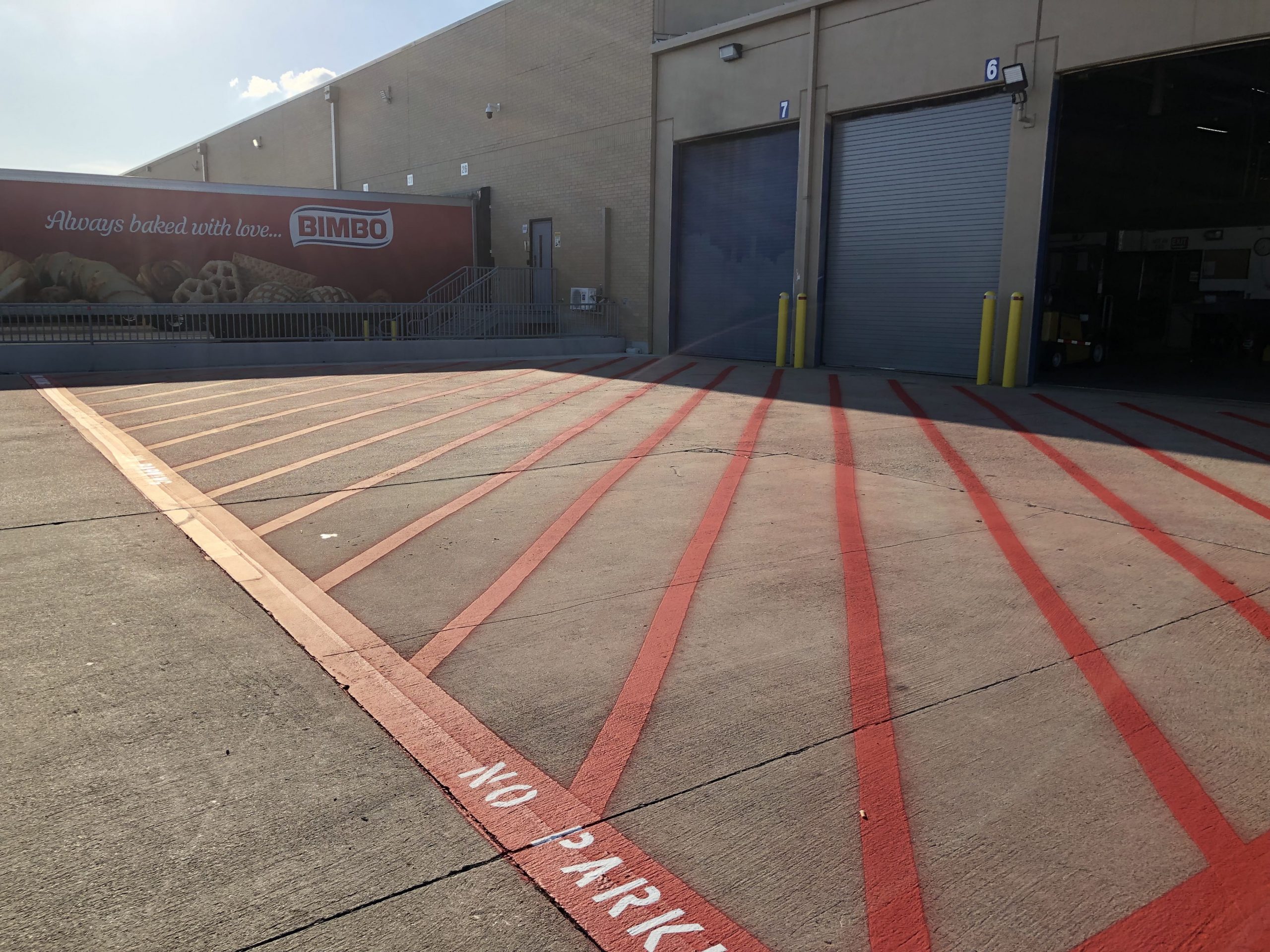Parking Lot Striping commercial concrete service