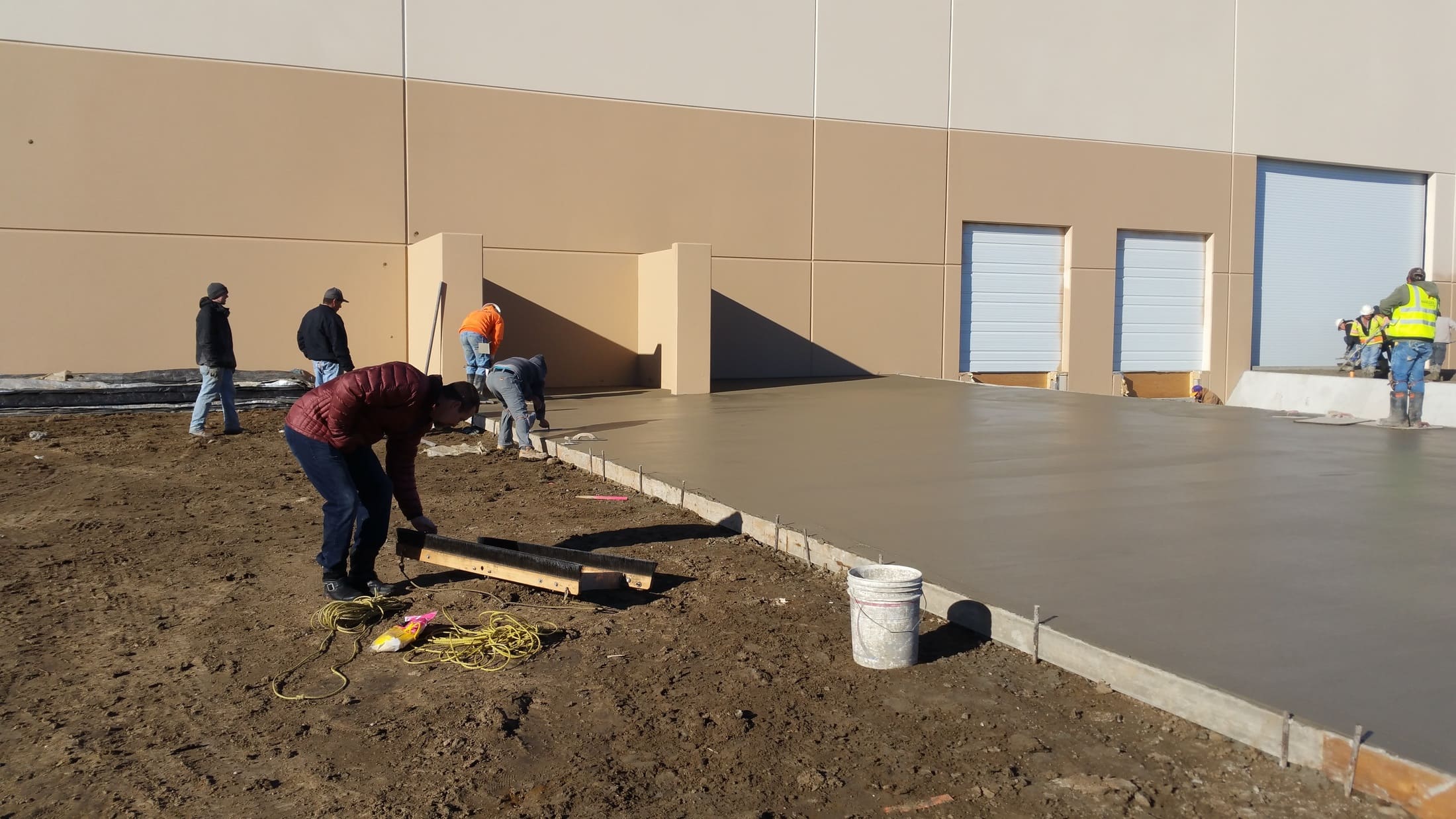 Shopping Center Construction commercial concrete service