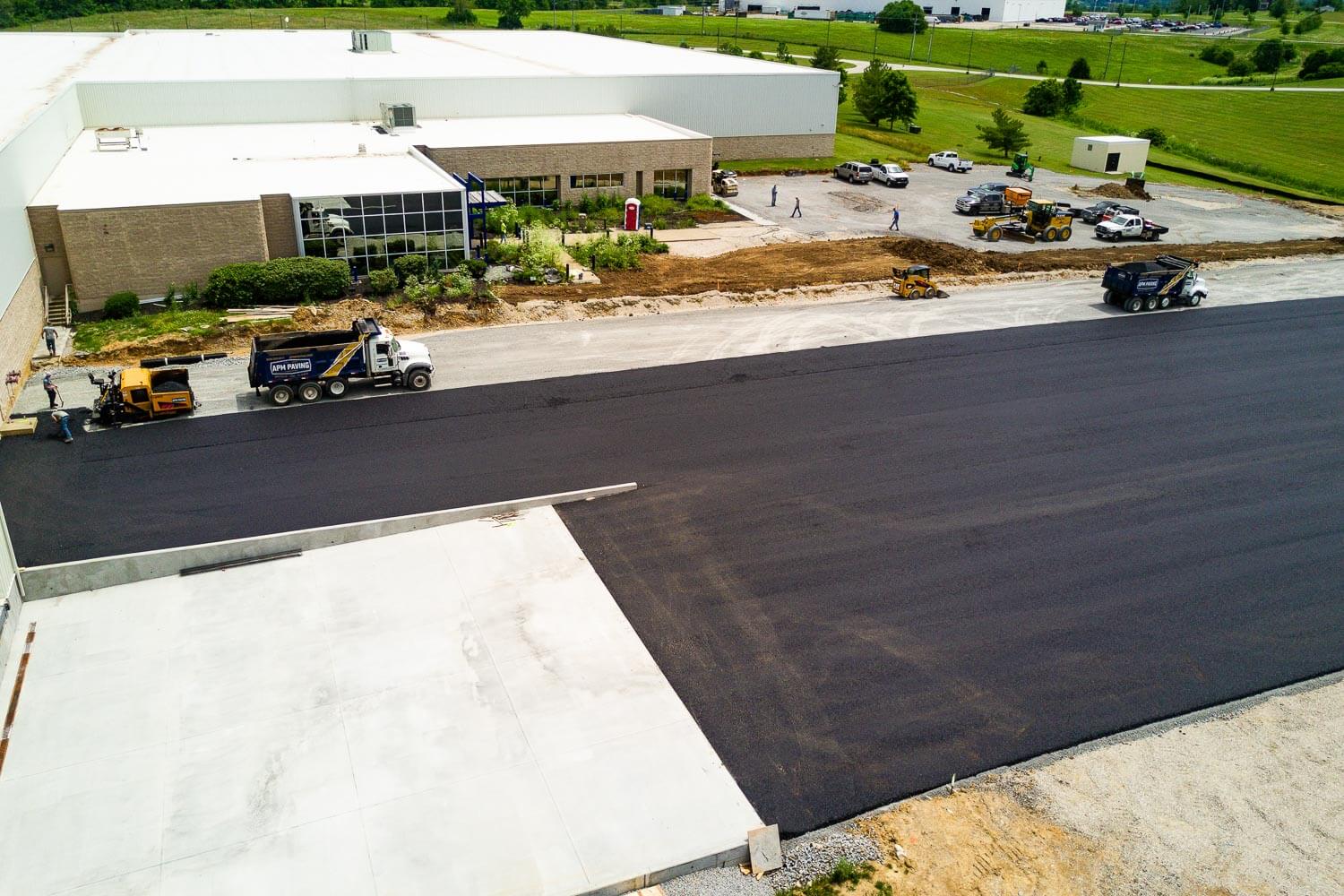 Site Paving & Concrete Streets commercial concrete service